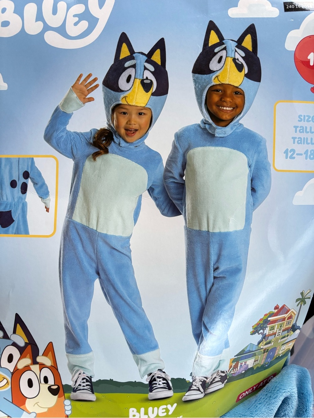 Kids One-Piece Costume - Blue - one costume